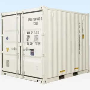 10ft One-Trip High Cube Shipping Container – White