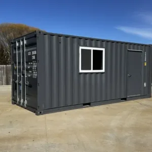 20ft High-Cube Office/Studio Container – Plug-and-Play Shell