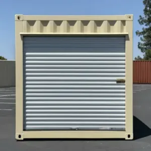 30ft shipping container with roll up door
