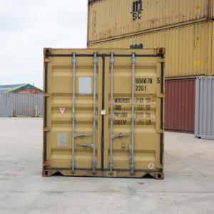 Used 20ft shipping container with double cargo doors