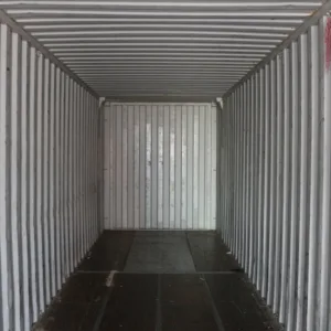 Interior of used 45ft high cube pallet-wide shipping container