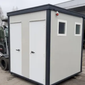sanitary container Ohio exterior with two entrance doors