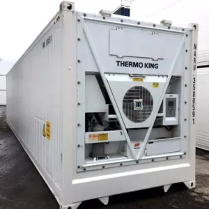 Thermo King refrigeration unit on 40ft reefer container